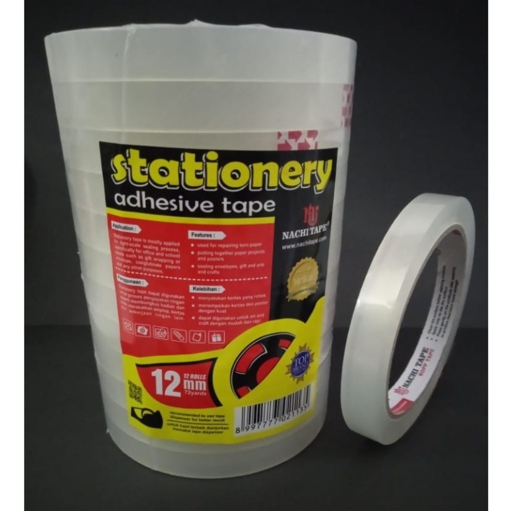 

isolasi nachi 1/2 x 72 solasi bening