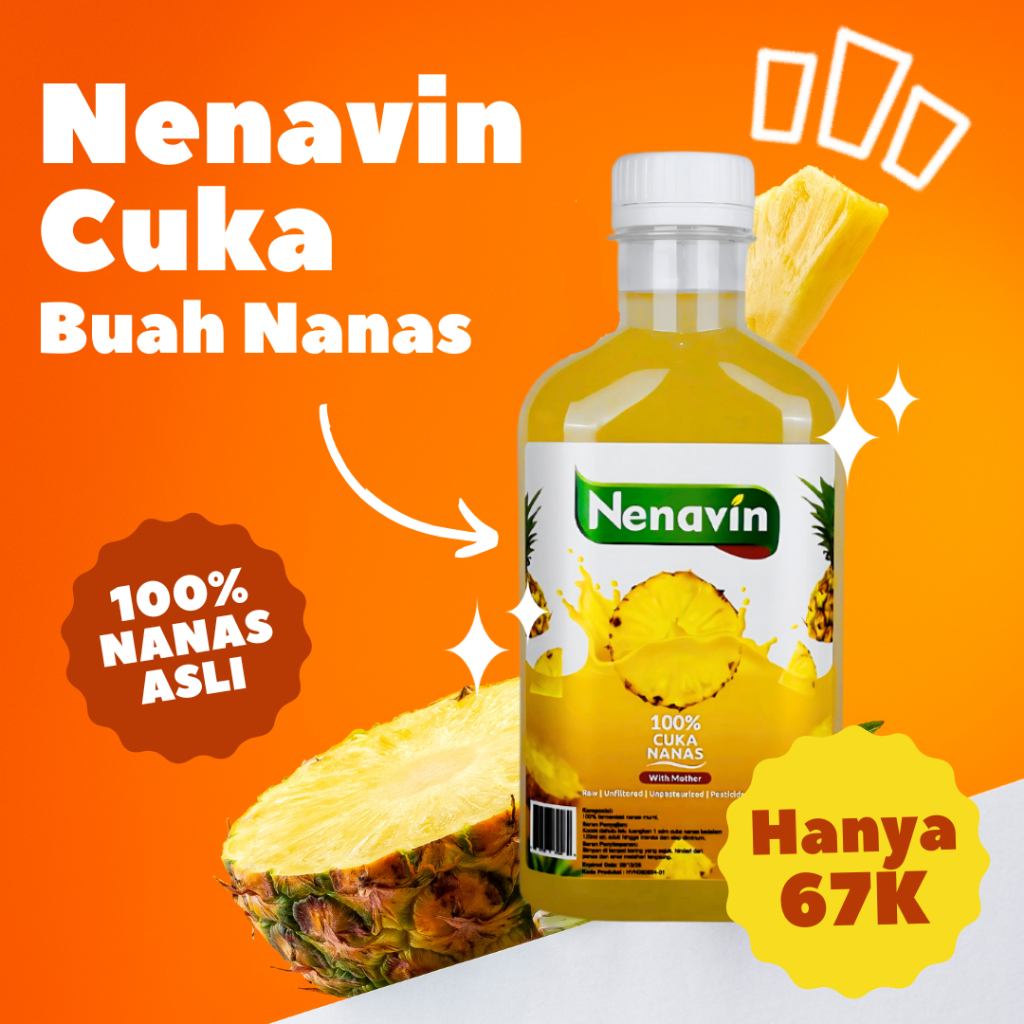 

Nenavin Cuka Nanas 300ml - Membantu Atasi Diabetes Dan Kontrol Gula Darah