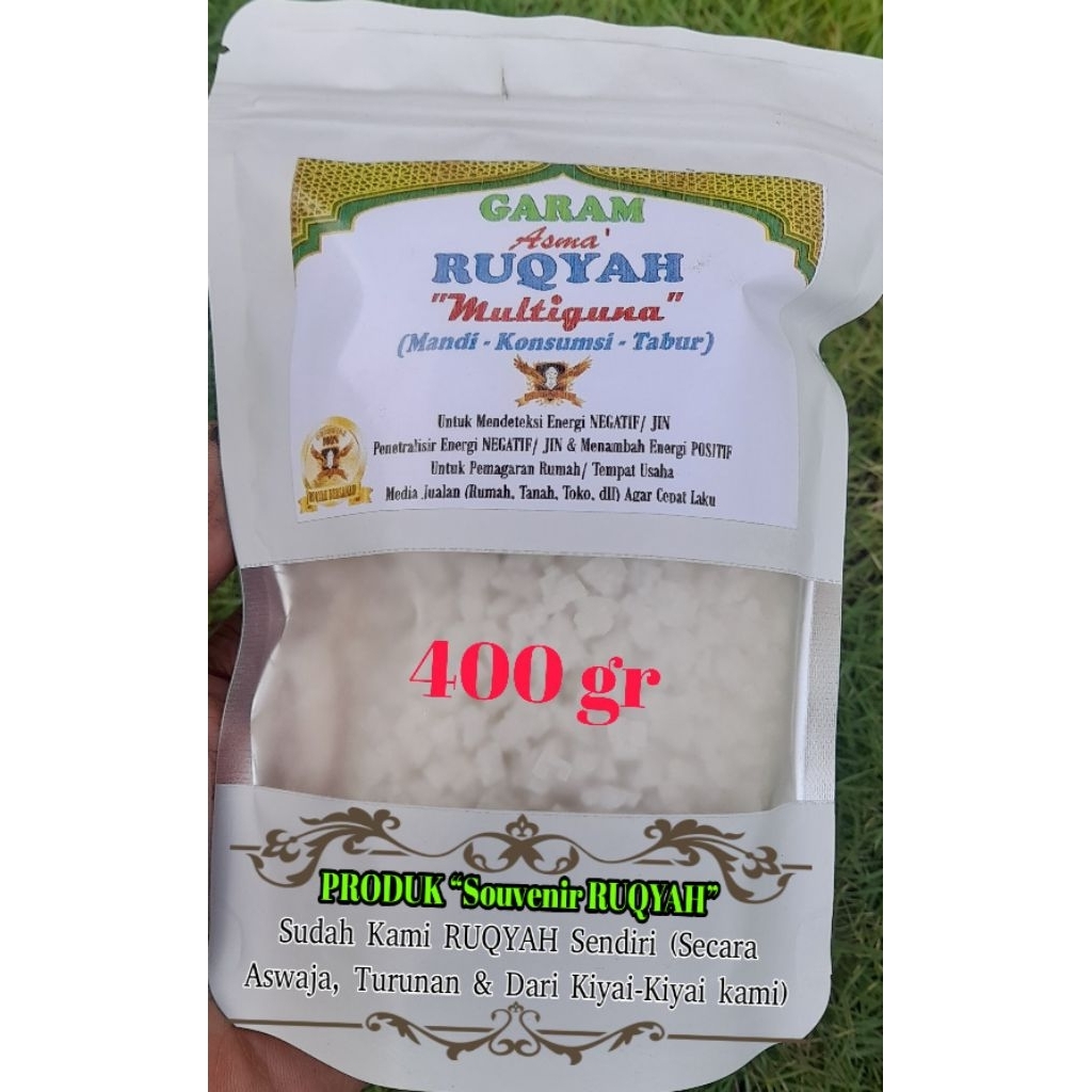 

Garam Terapi Herbal Kesehatan MULTIGUNA -+400gr Do a Garam Laut Alami & Bebas Bahan Kimia