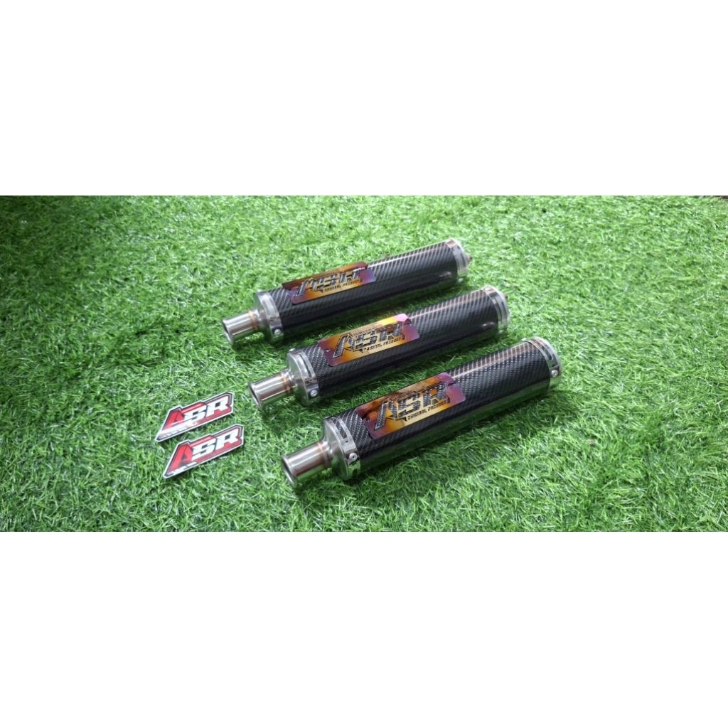 Slincer Knalpot Ninja 150 R/RR/SS Carbon Slincer Only ASR ORIGINAL EXHAUST