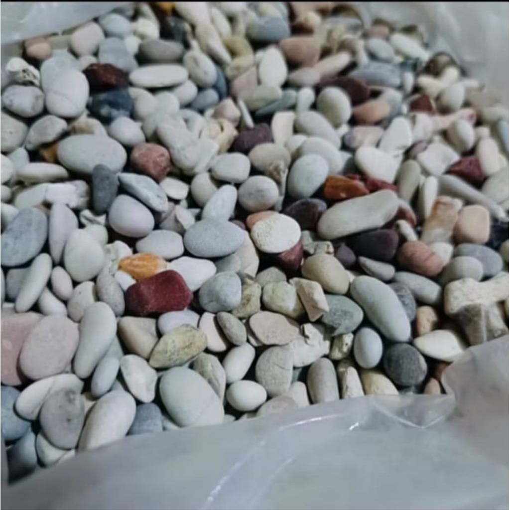 Batu Pancawarna Batu Alam Hiasan 1kg