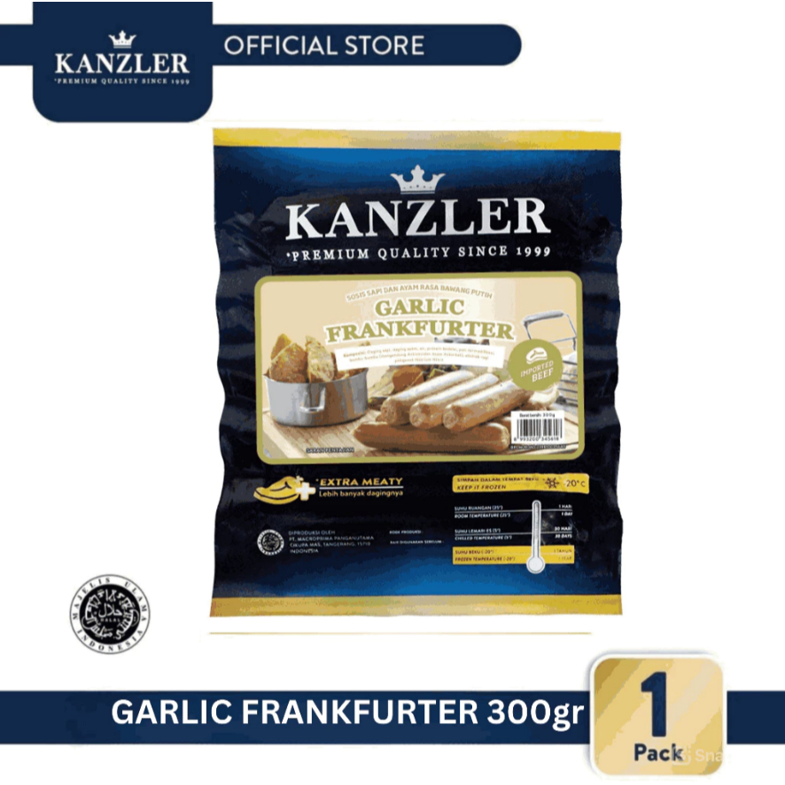 

KANZLER GARLIC FRANK 300GR