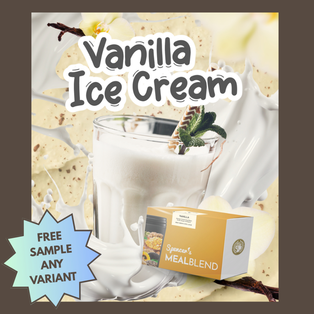 

SPENCER’S MEALBLEND - VANILLA ICE CREAM - MINUMAN NUTRISI LENGKAP UNTUK KEBUTUHAN HARIAN LOW CALORIE, NO SUGAR