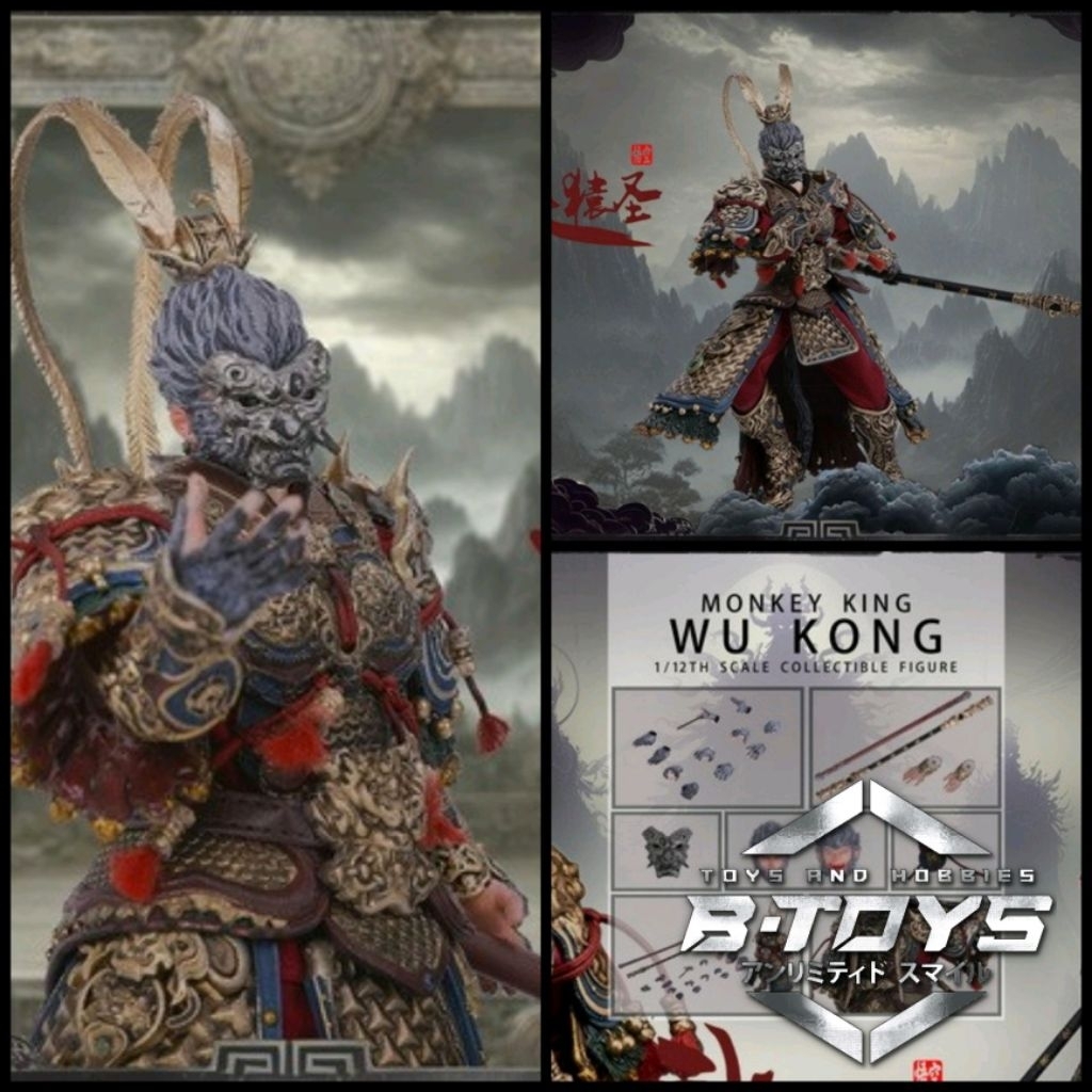 Joy Man 1/12 Scale Monkey King Wu Kong action figure