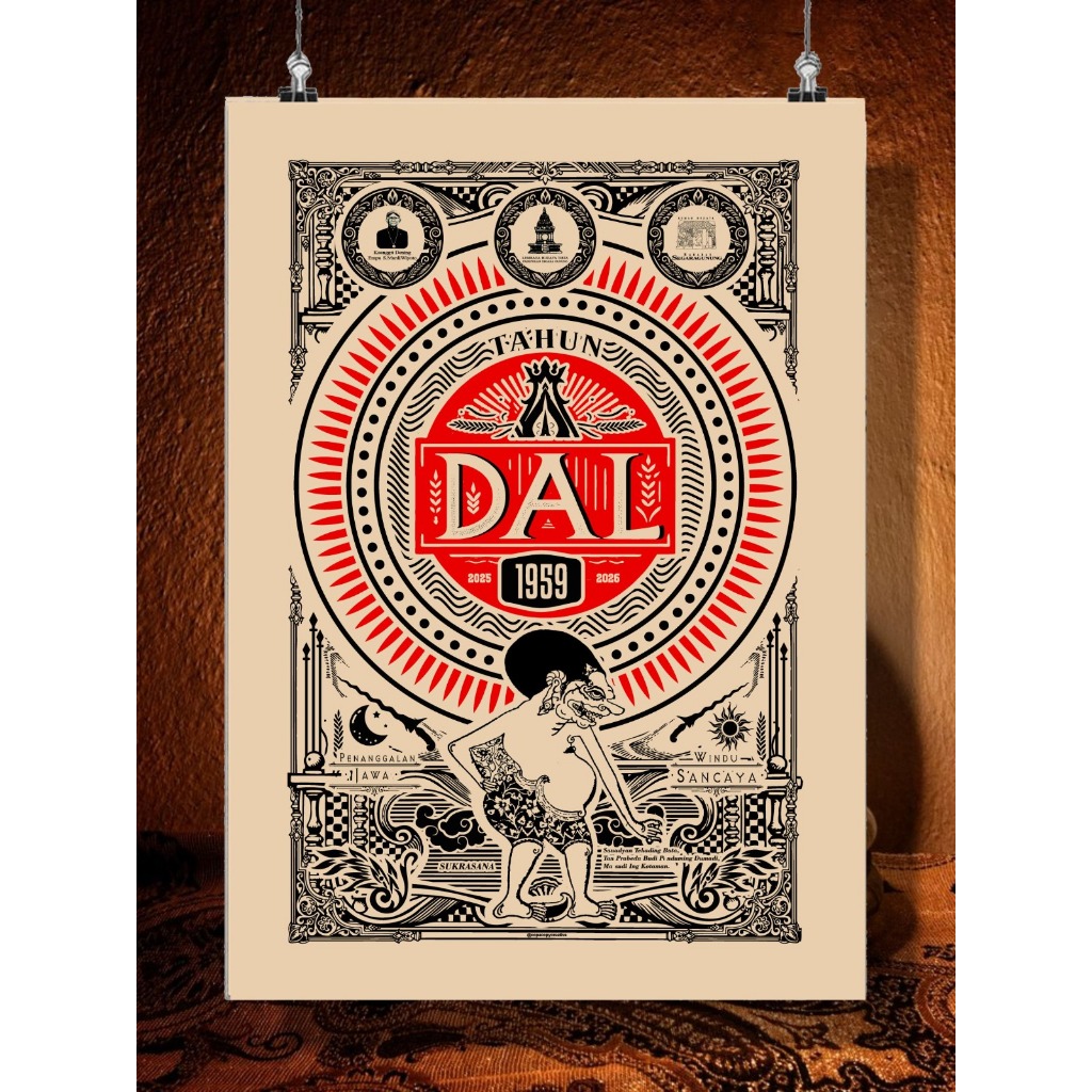 

KALENDER JAWA TAHUN DAL 1959 - KALENDER DINDING PRIMBON JAWA