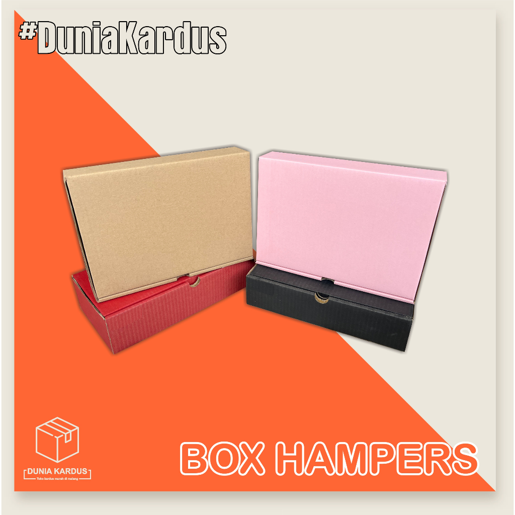 

Box Hampers 27X19x6 CM KARDUS HAMPERS | KARDUS KOSMETIK | KARDUS SOUVENIR