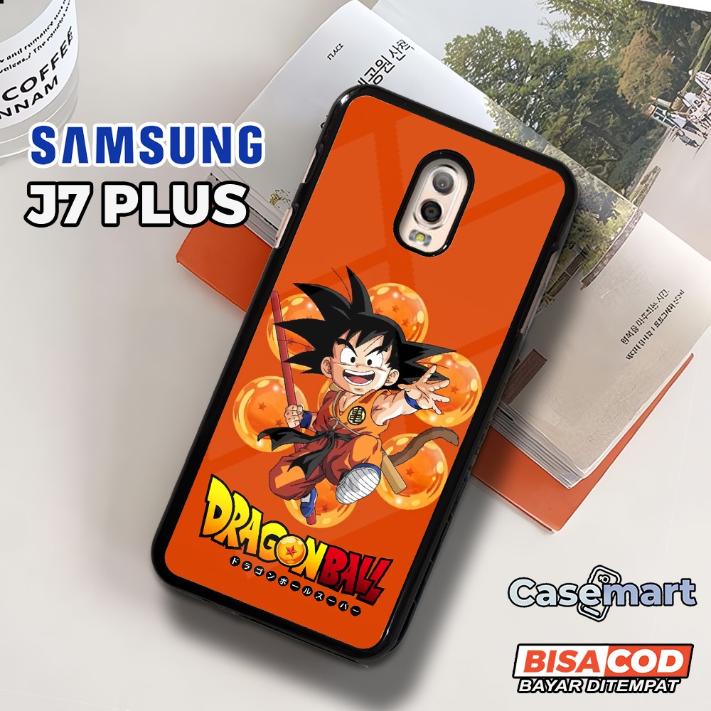 Case SAMSUNG J7 PLUS Casing SAMSUNG J7 PLUS Casemart [DBZ] Case Glossy Case Aesthetic Custom Case An