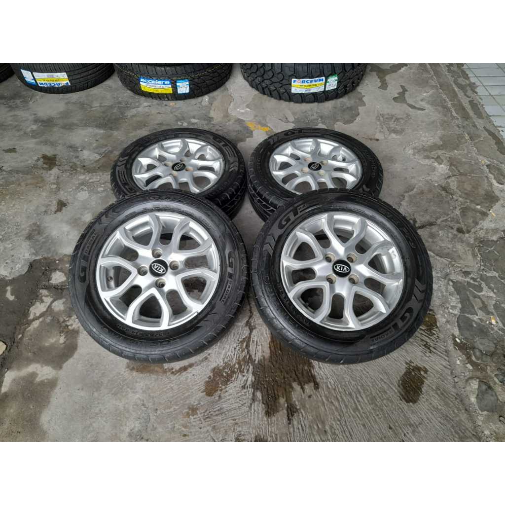 velg STD KIA PICANTO R14X5 4X100 SLV velg saja