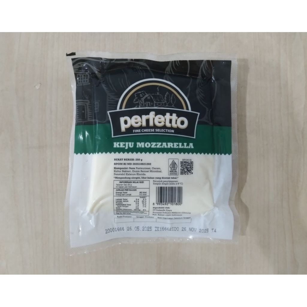 

Perfetto Mozarella 250gr