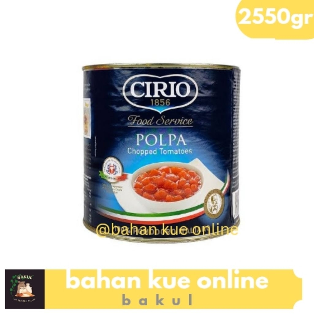 

Cirio Polpa Chooped Tomatoes 2550 gr