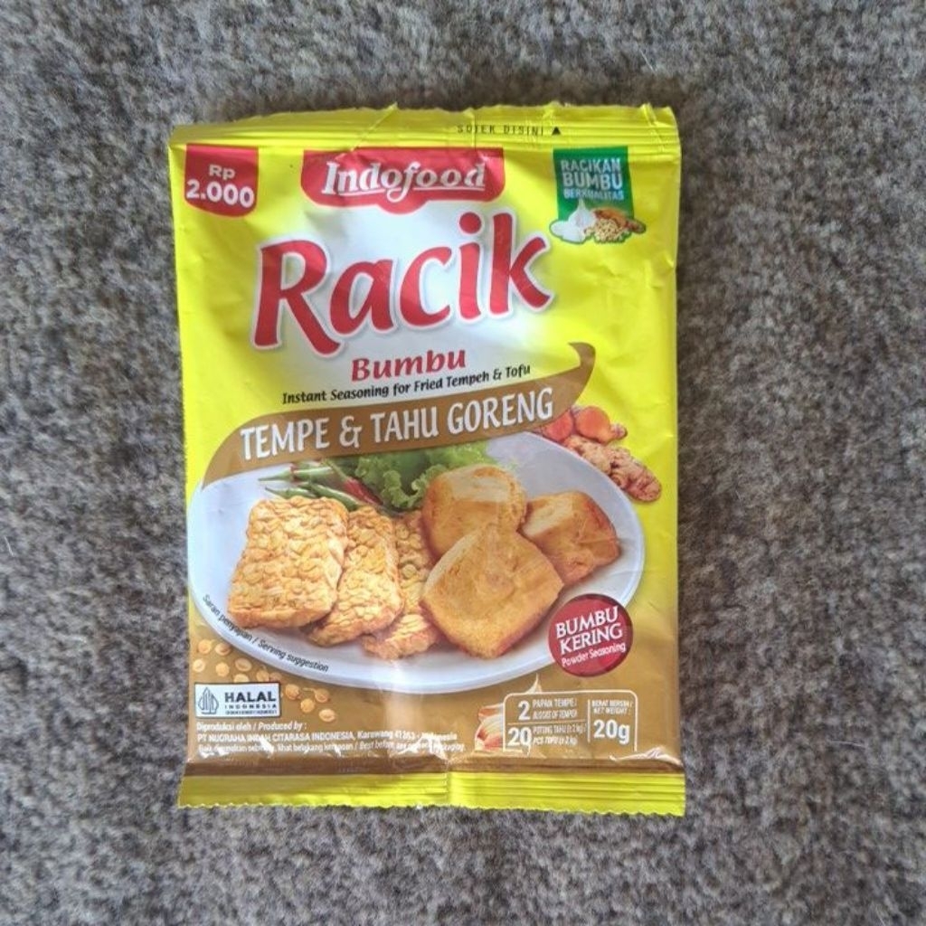 

RACIK ~ BUMBU TEMPE & TAHU GORENG 20gr