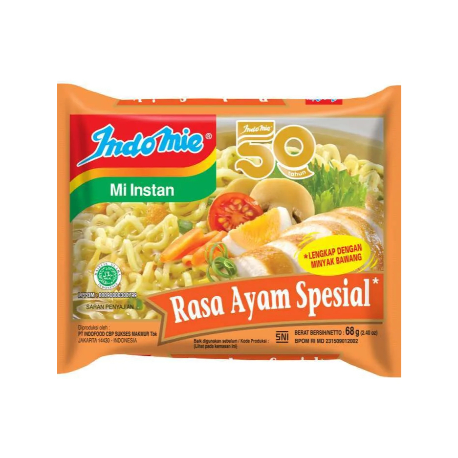 

Indomie Rasa Ayam Special (68 gram) @5pcs + Baskom