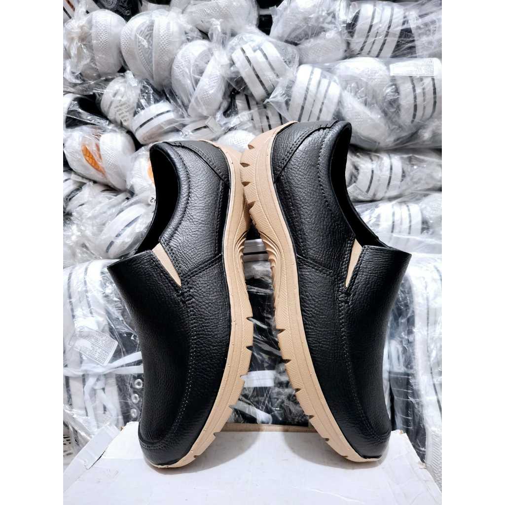 Sepatu Kerja Pria / Sepatu pantofel pria terlaris / Sepatu pantofel karet pria model safety / Sepatu