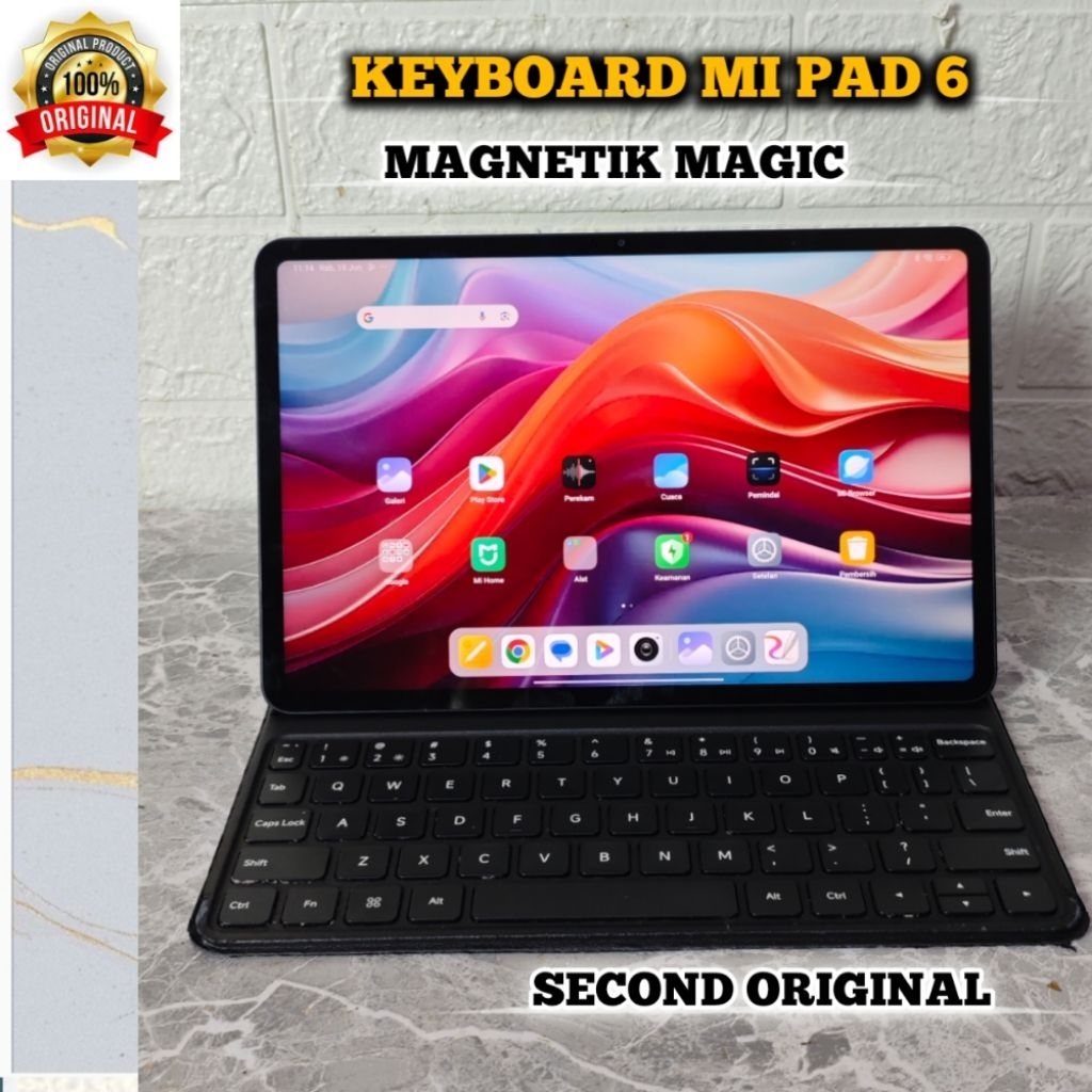 Original Xiaomi Keyboard Ori xiaomi Mi Pad 6 second original