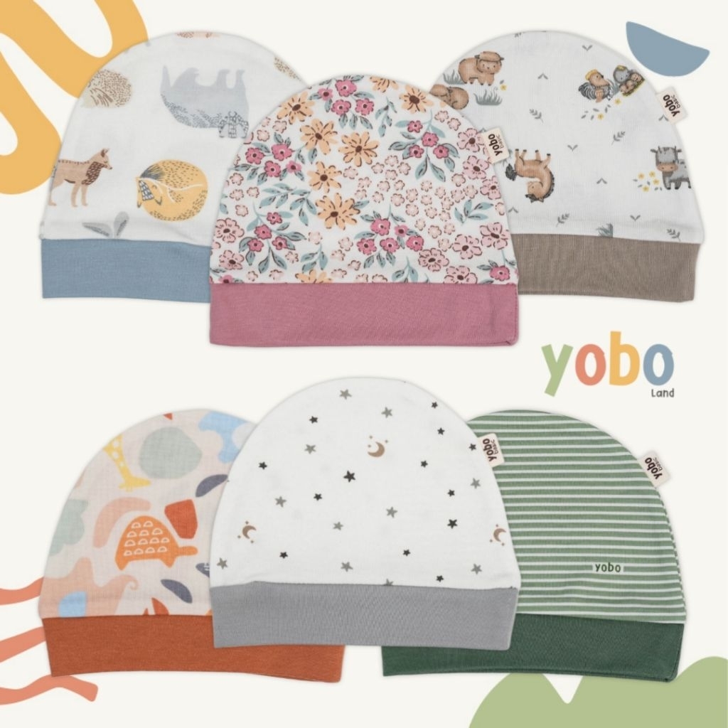 TOPI BULAT YOBO | BABY BEANIE, KUPLUK BAYI