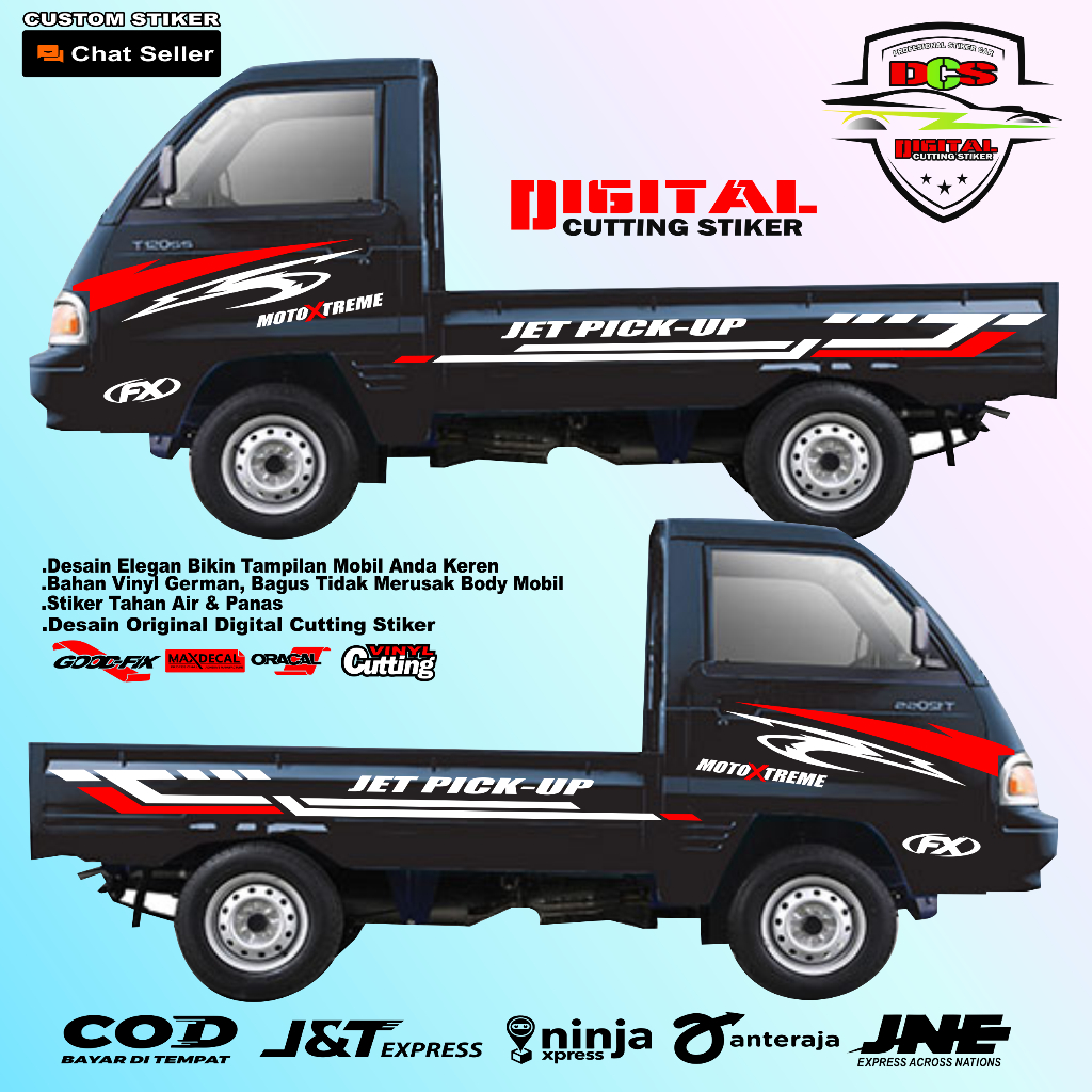 stiker mobil pick up coolt t120ss stiker stripping mobil pick up stiker mobil pick up coolt carry fu
