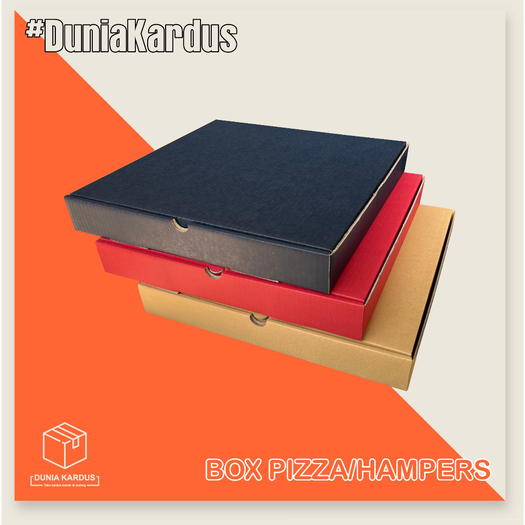 

Box Pizza/hampers 36x36x5 cm | PIZZA POLOS | BOX HAMPERS | BOX PACKING | BOX KADO | BOX PIZZA | BOX SOUVENIR |KEMASAN