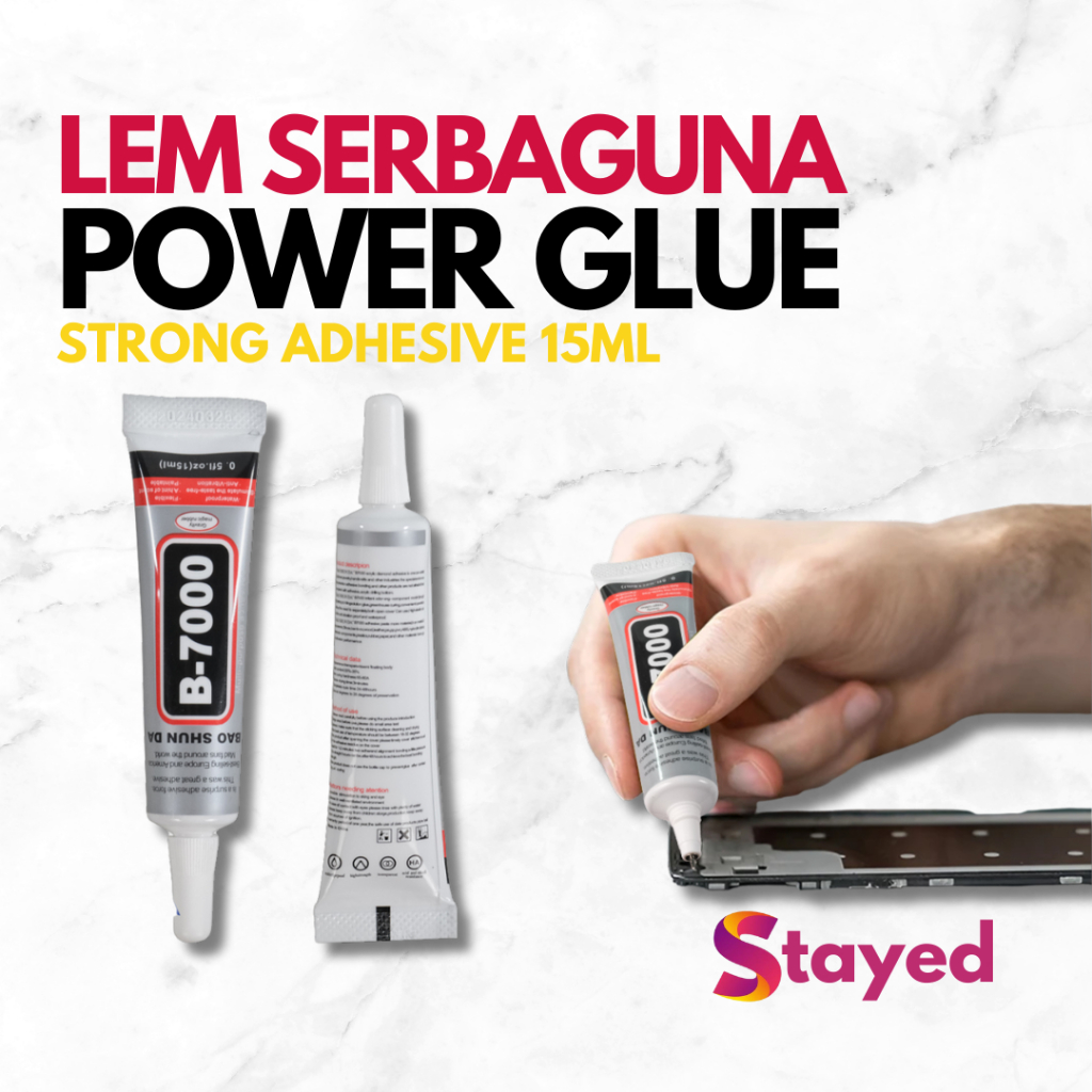 

BAO SHUN DA Lem Kuat Serbaguna Power Glue Strong Adhesive 15ml - B-7000 - Transparent