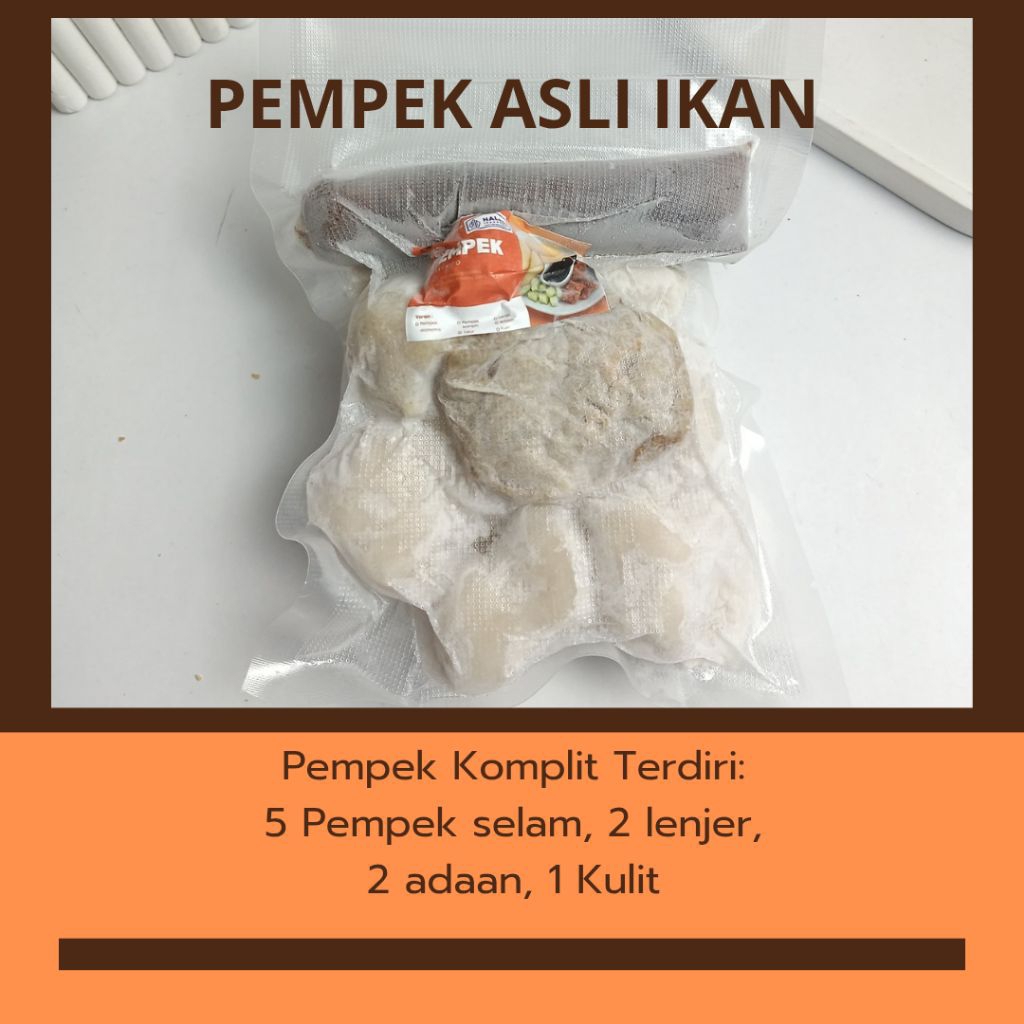 

Pempek Palembang Ikan Empek empek Frozen Palembang Pempek Ikan Palembang Isi 10 pcs Komplit Empek Palembang Cuko Botol