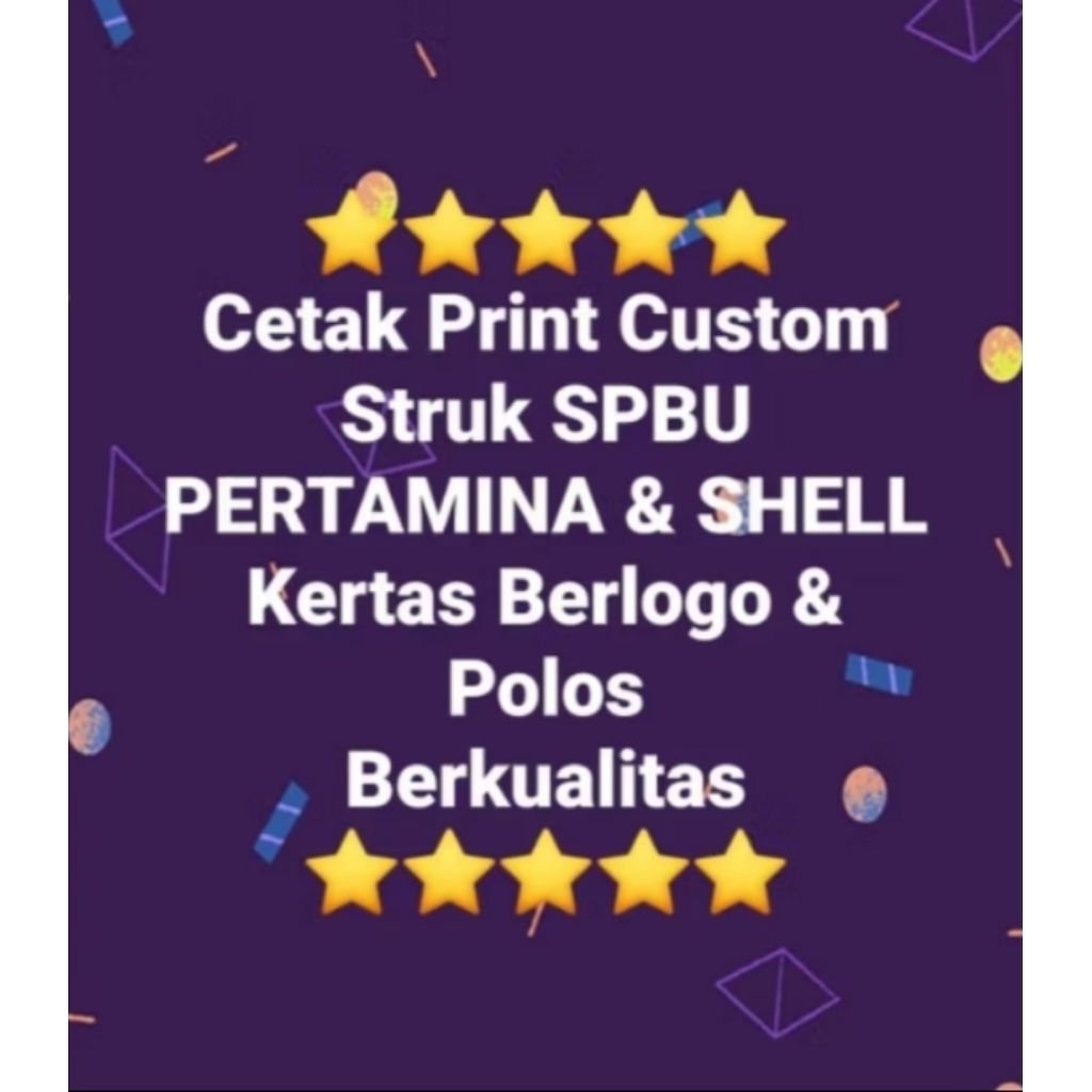 

Print Cetak Custom Struk Nota Bon SPBU Pertamina & Shell Kertas Berlogo & Polos