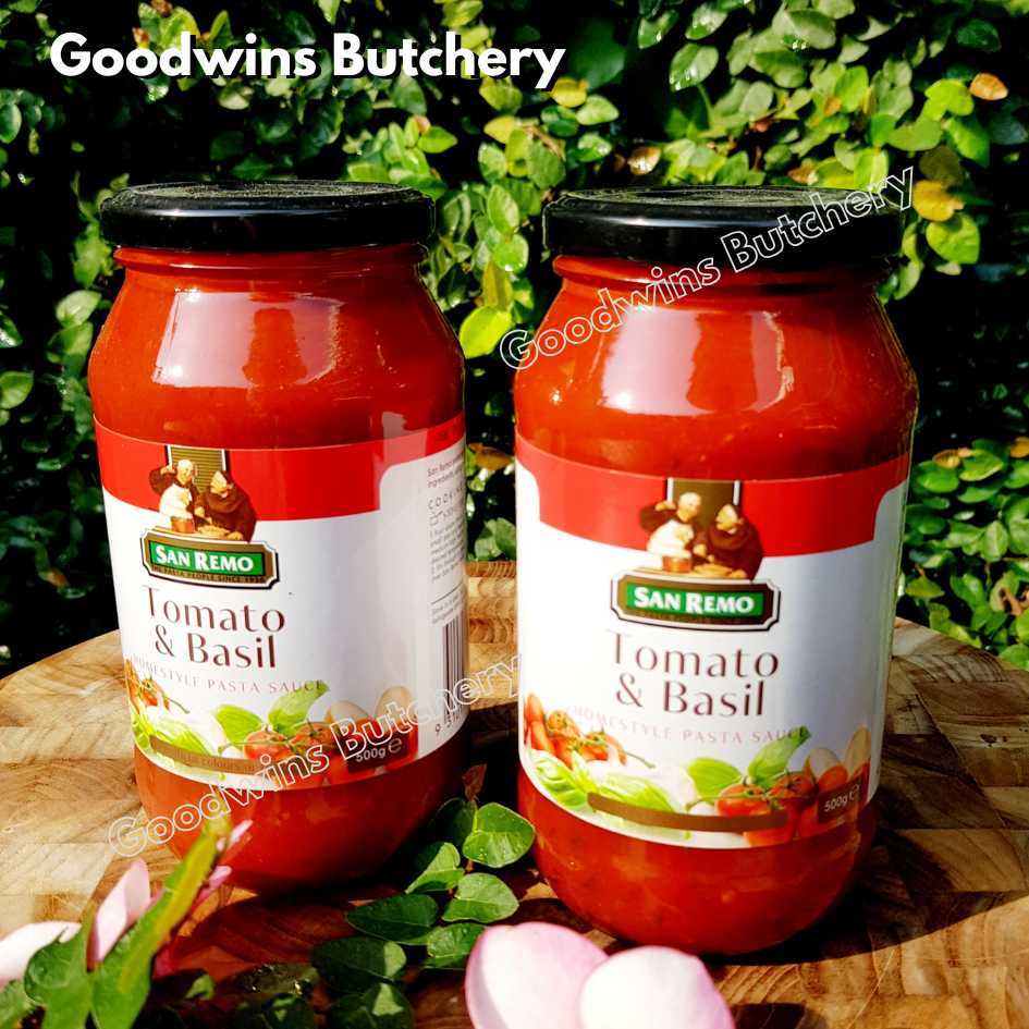 

Sanremo TOMATO BASIL SAUCE saus pasta tomat Australia San Remo 500g