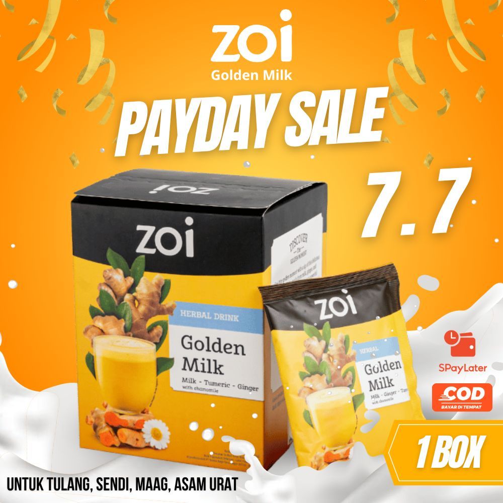 

[1 BOX] ZOI Golden Milk – Bukan Sekadar Susu! Ini Ramuan Penyembuh Gerd, Maag, Darah Tinggi & Asam Urat