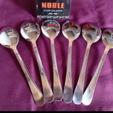 Sendok makan Noble stainless staeel/sendok makan isi 12(selusin) bahan tebal
