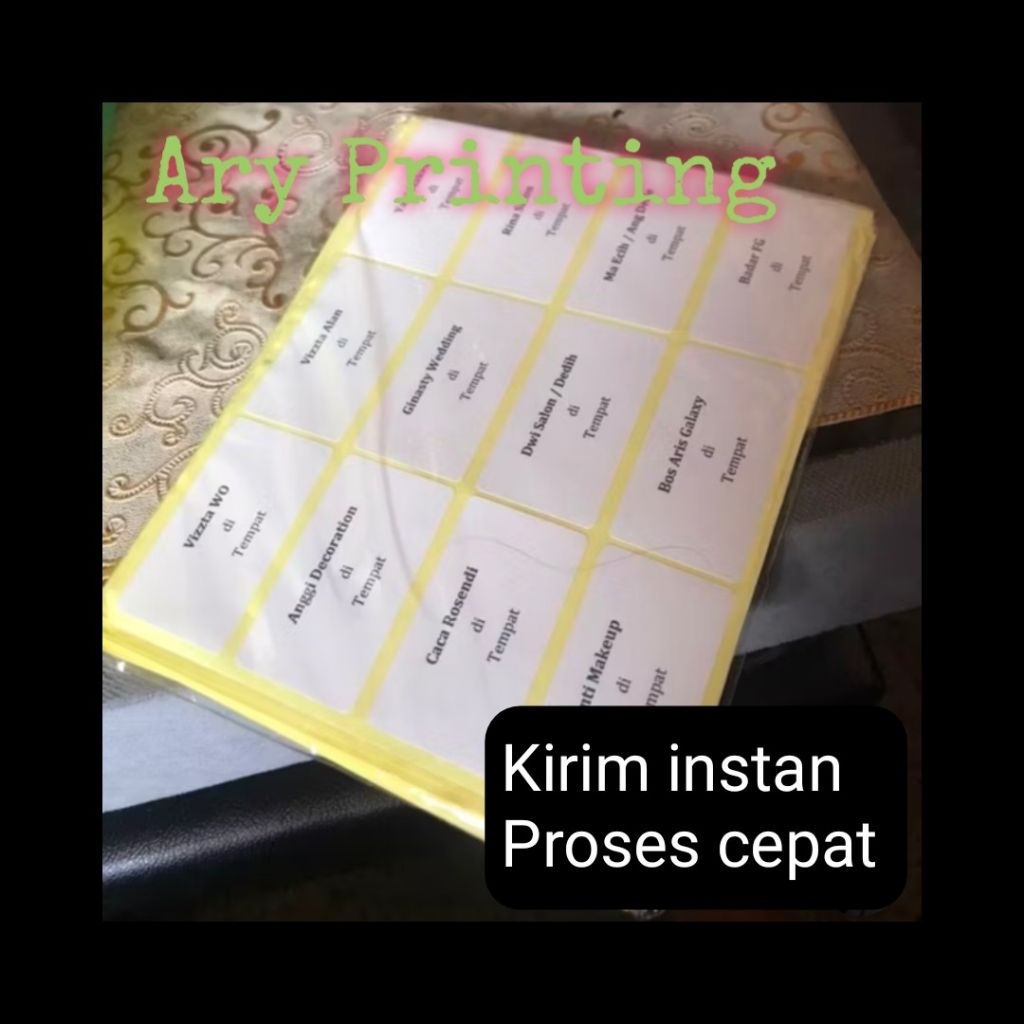 

Cetak Label Nama Undangan 103