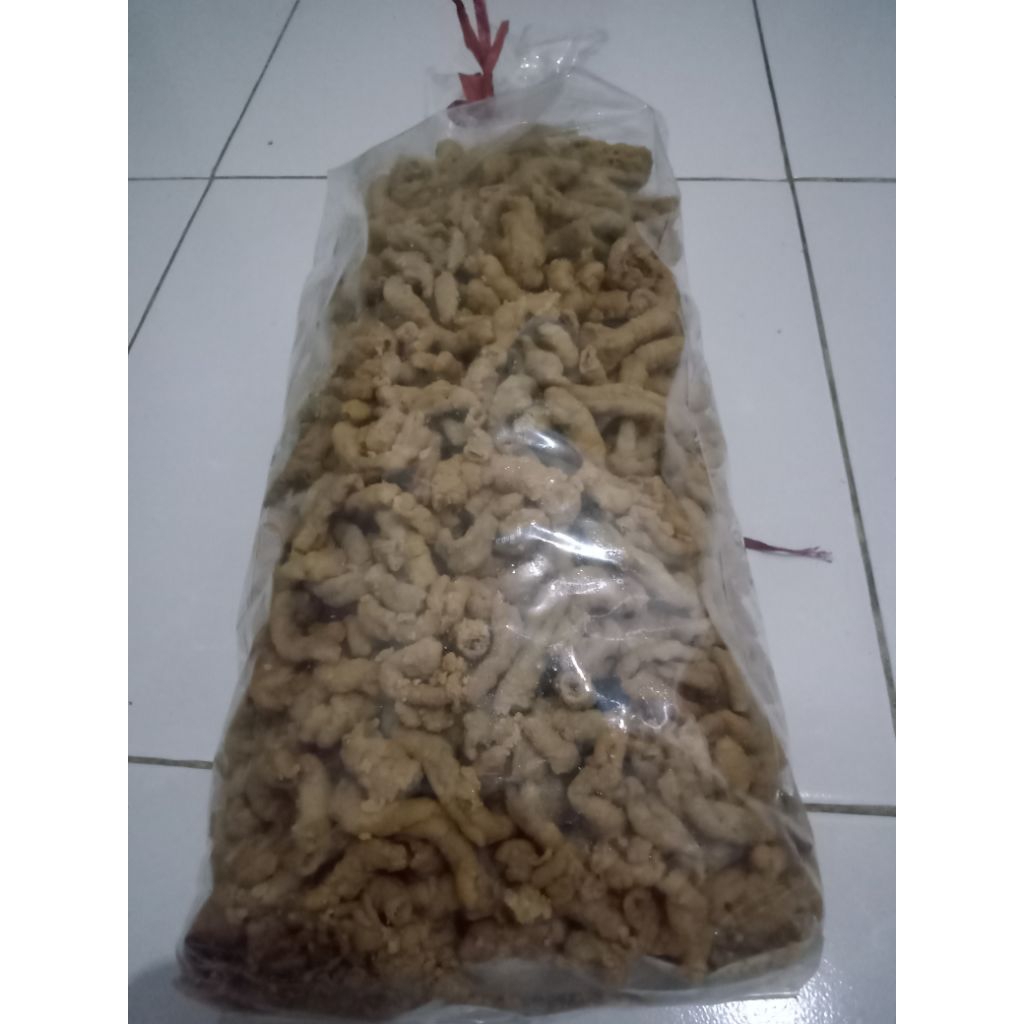 

kripik usus ayam Gurih enak renyah 1KG