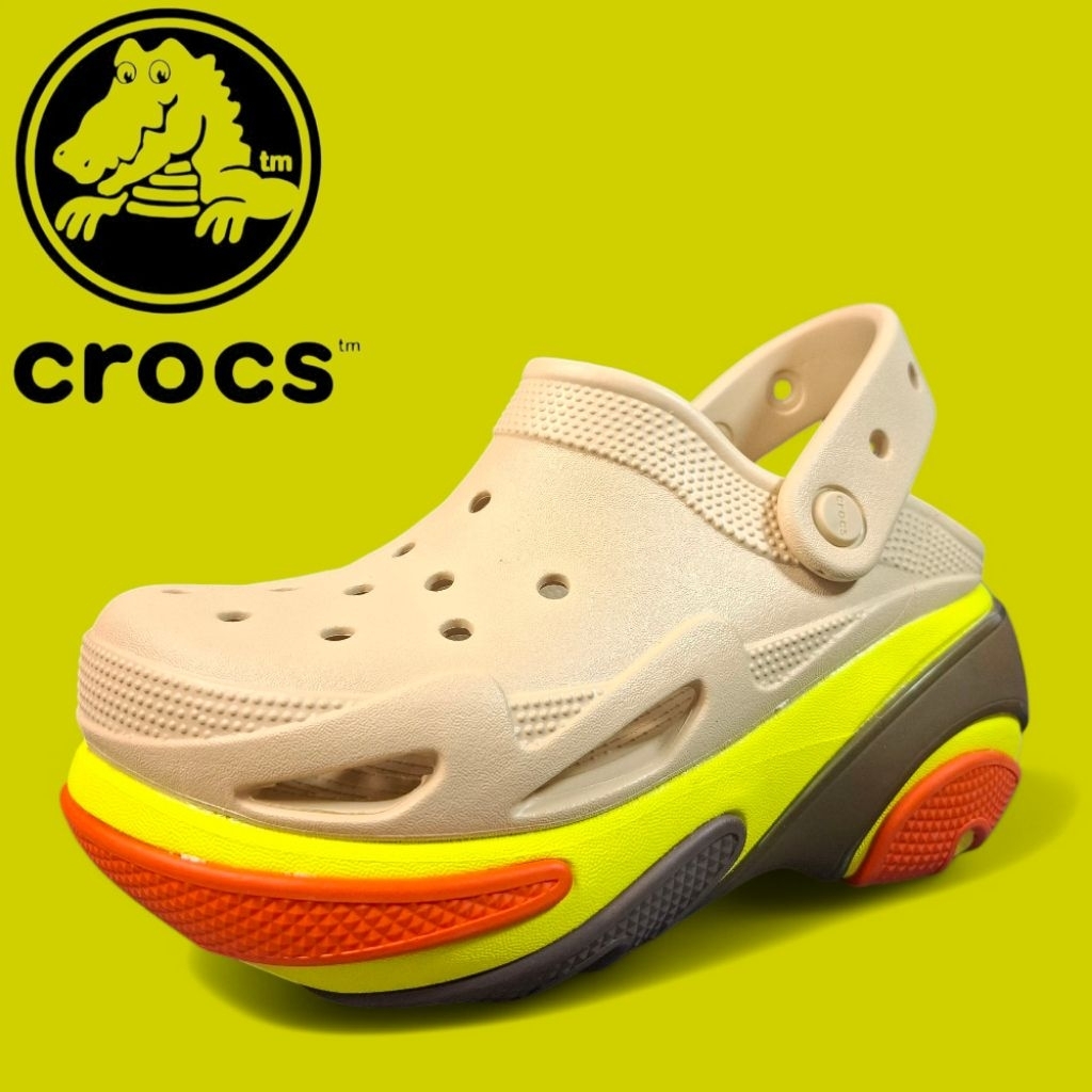 SANDAL CROCS BUBBLE CRUSH CLOG / SANDAL BUBBLE CLOG UNISEX / SANDAL CROCS BUBBLE CRUSH CLOG UNISEX W