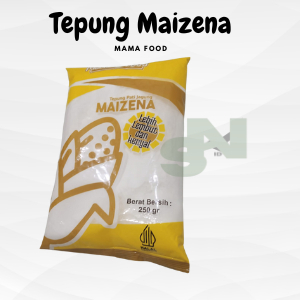 

Tepung Maizena MamaSa Food 250gr | Tepung Pati Jagung Halal Lebih Lembut & Putih | Tepung Pengental Kue, Puding, Saus