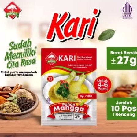 

Bumbu KARI /enak Mantap cap pohon mangga