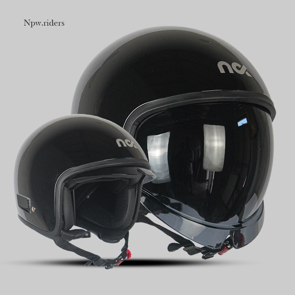 Helm retro klasik classic terbaru noxhelmet pria wanita original