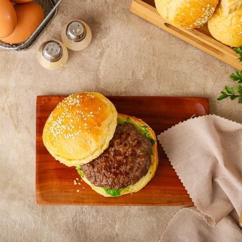 

Burger Bun Sourdough 100% Long Permentasi Ramah Cerna
