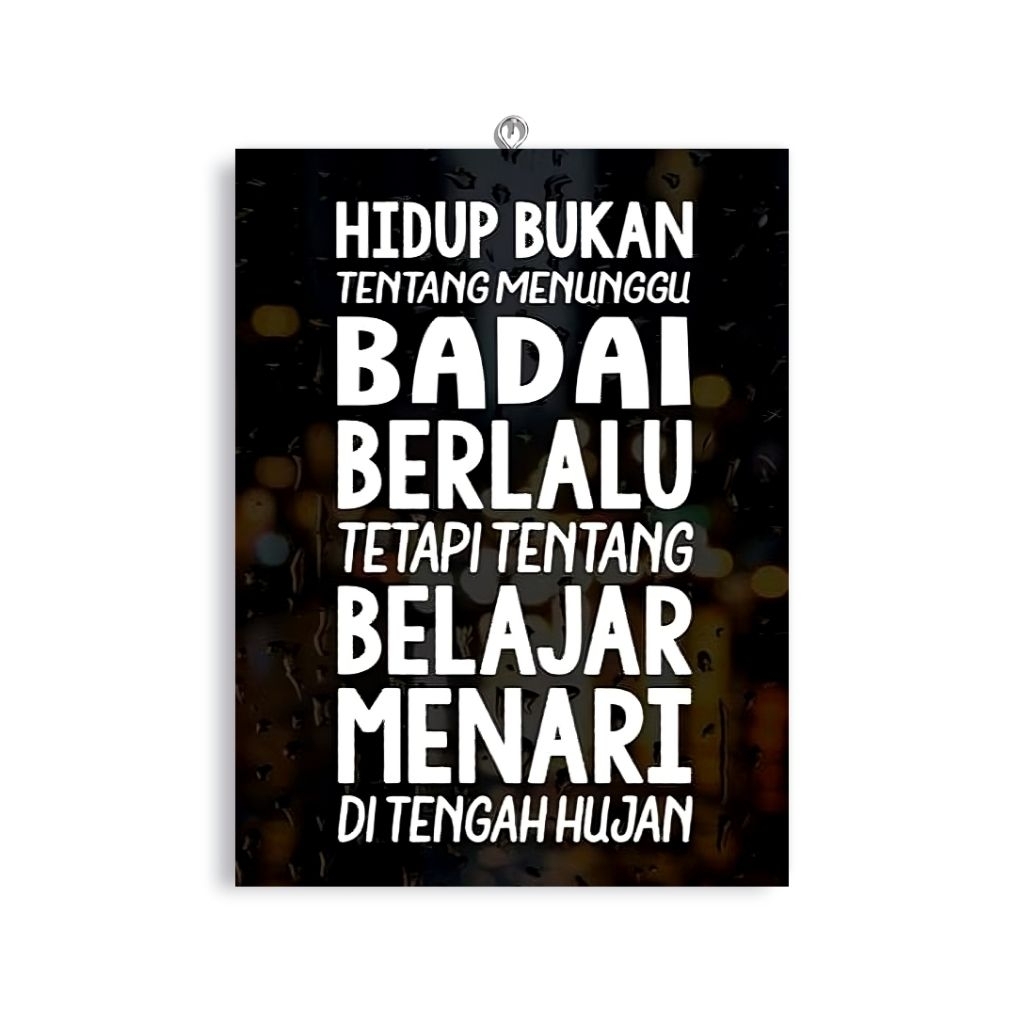 Hiasan Dinding Motivasi Kerja Poster Ruang Kerja Walldecor Quotes Bijak