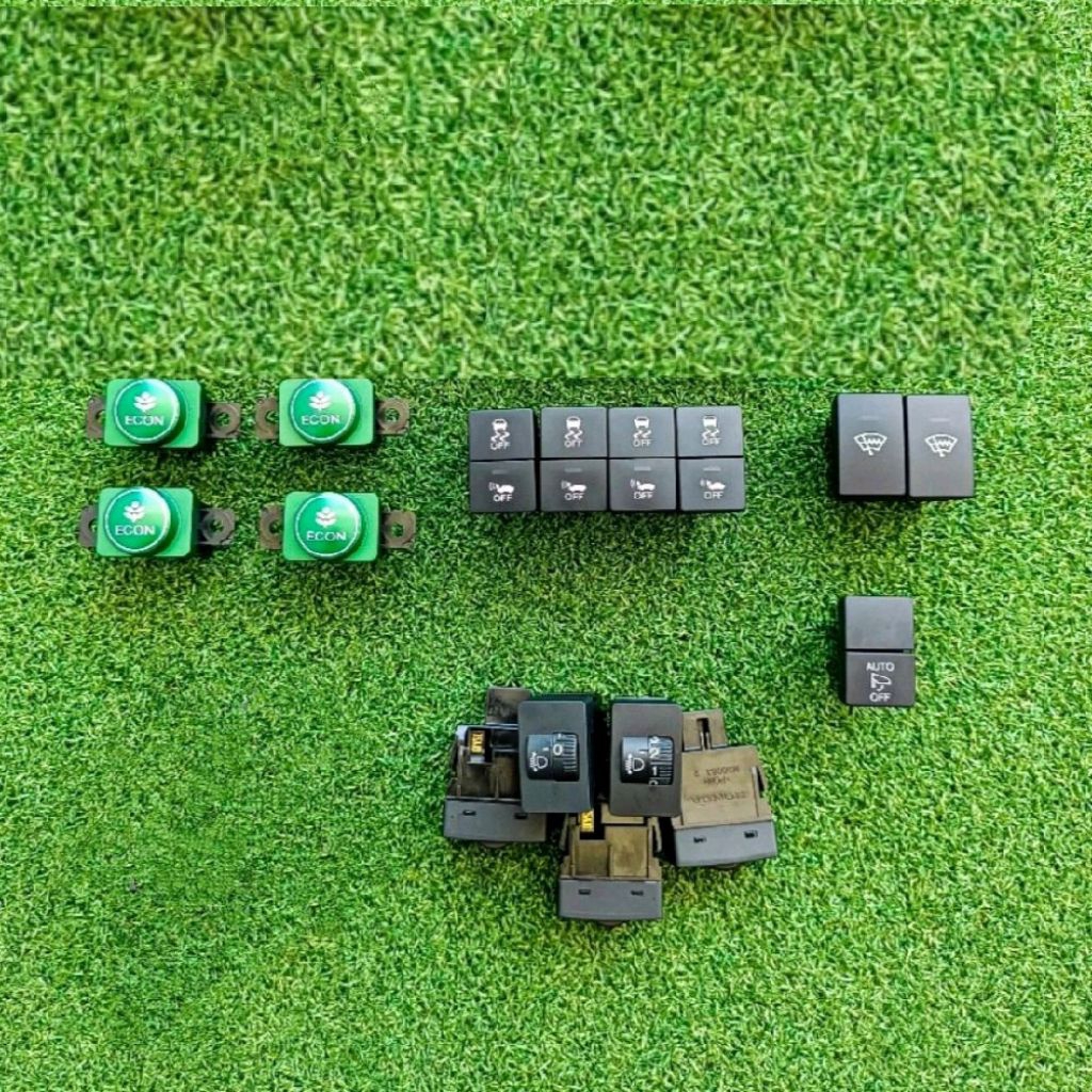 Switch Leveling Headlamp ECON Retrack Spion VSA Defogger Honda Jazz Fit GK5 HRV Vezel  Original Hond