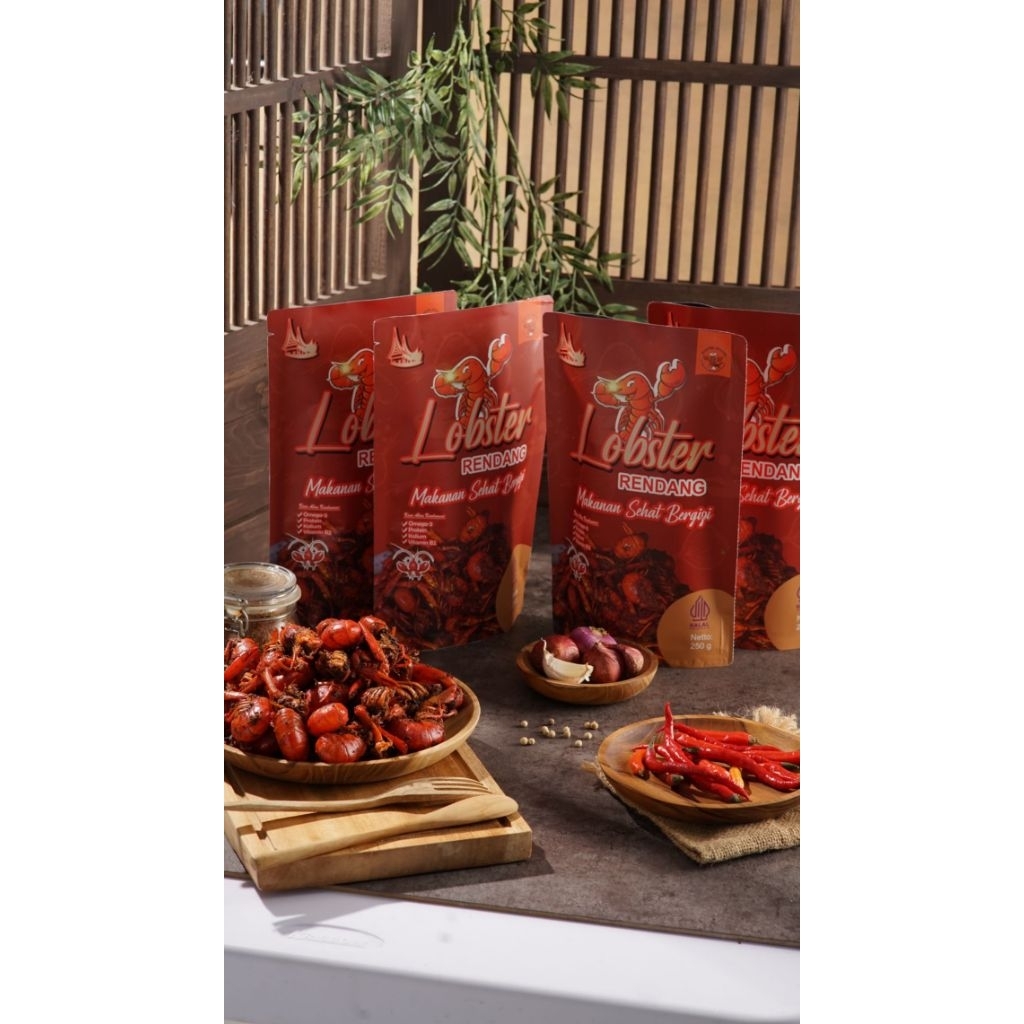 

Lobster rendang/ Olahan lobster/ Seafood/ Cemilan sehat