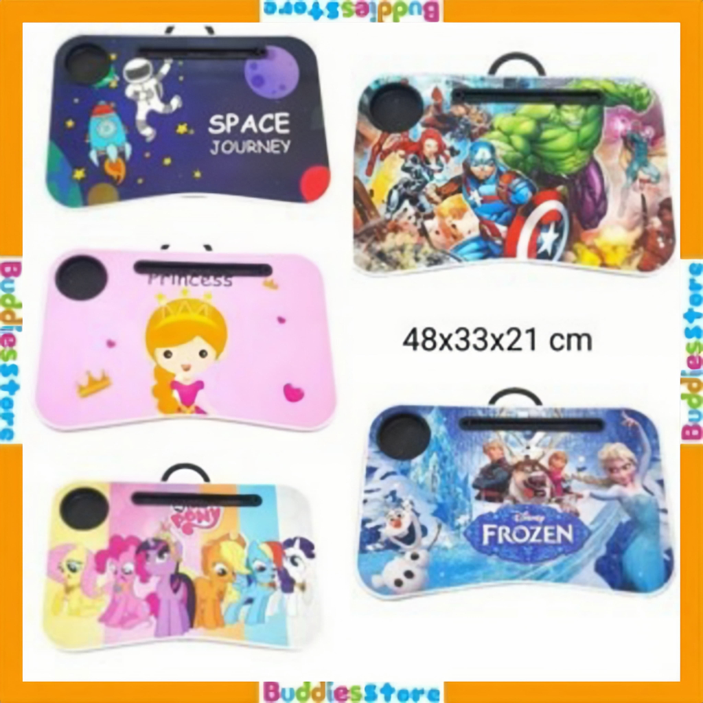 MEJA BELAJAR LIPAT ANAK PAUD TK SD - MEJA LIPAT KARAKTER