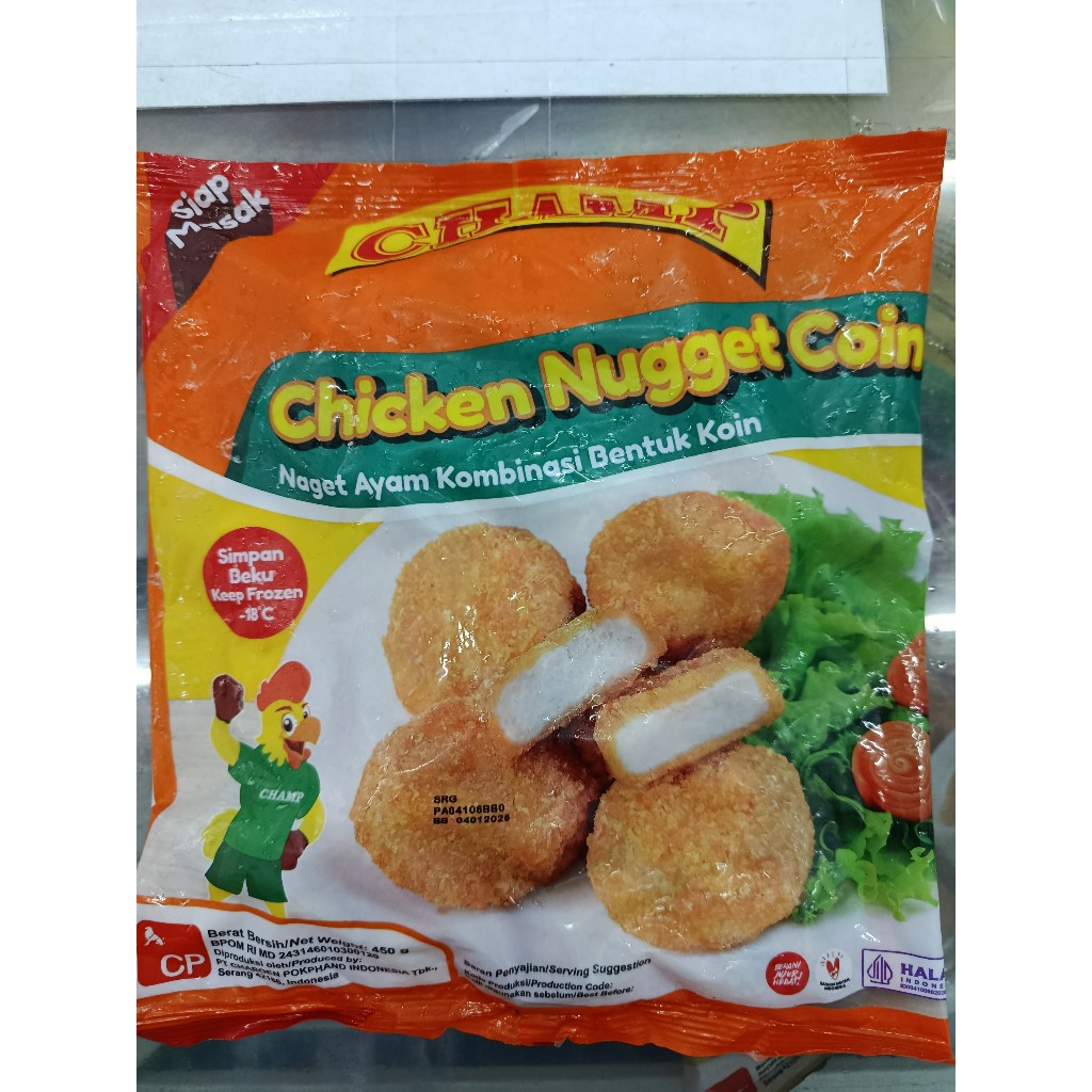 

Champ Chicken Nugget Coin 450 Gram