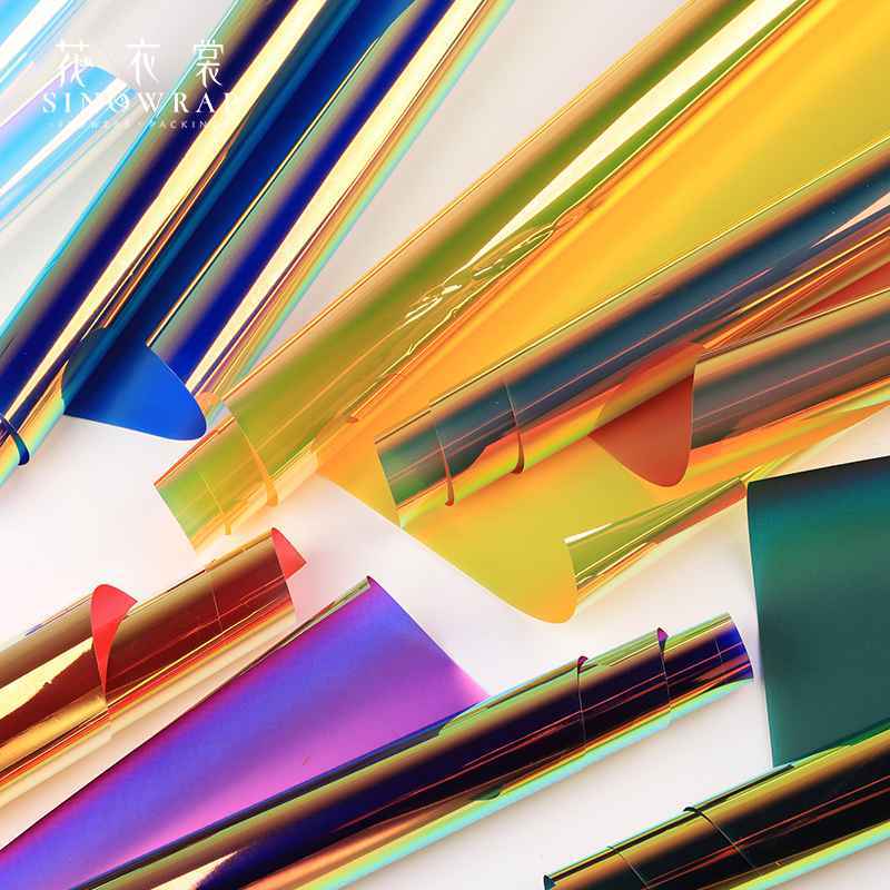 

(PACK) Cellophane Hologram 2 Warna/Kertas Buket Hologram