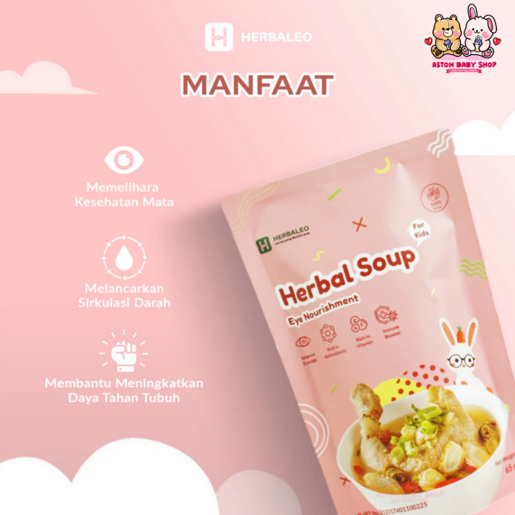 

Herbaleo Eye Nourishment 65gr Sup Kesehatan Mata Anak 100% Sup Herbal