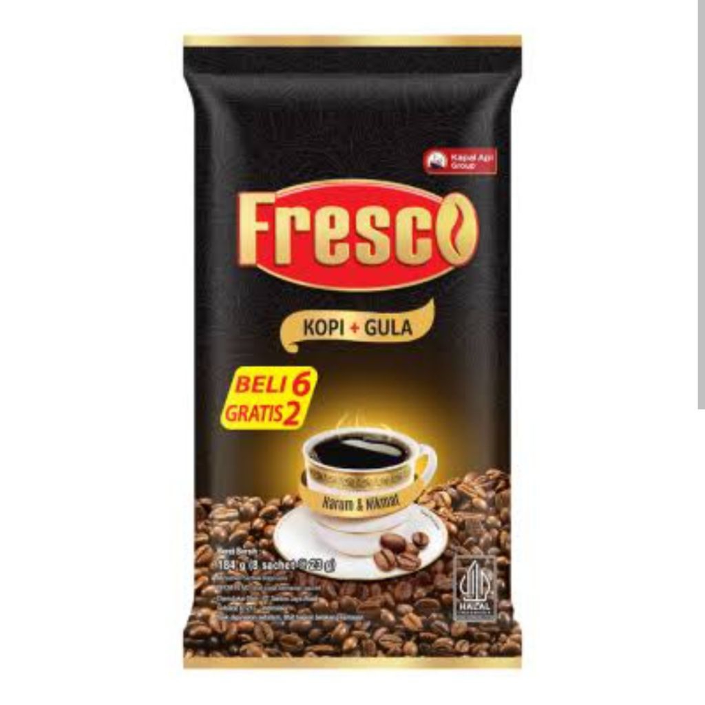 

Promo Fresco Kopi + Gula Isi 9 Sachet