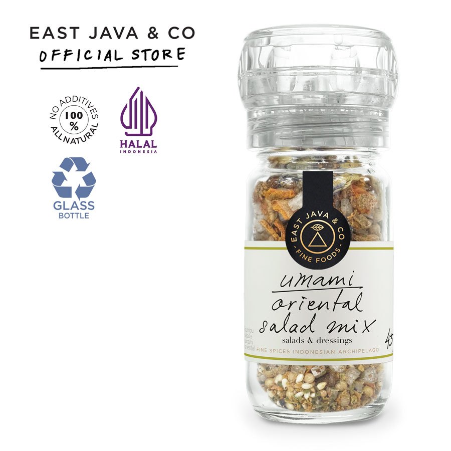 

East Java & Co Umami Oriental Salad Mix Mill - 45g (Bumbu Salada Umami Oriental)