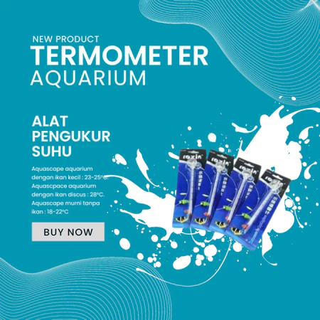 TERMOMETER AQUARIUM PENGUKUR SUHU AIR AQUARIUM