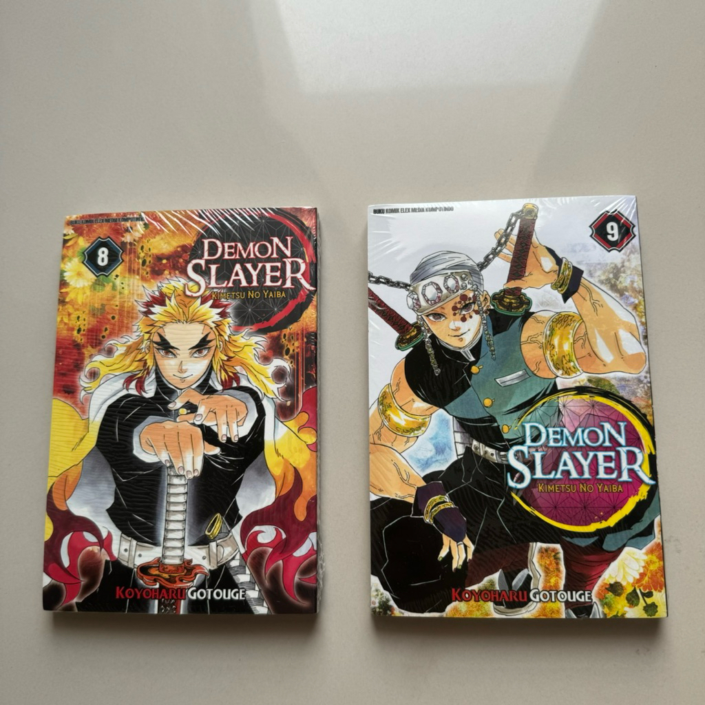 [OFFICIAL] BUNDLE SET KOMIK DEMON SLAYER 8-9 SEALED READY