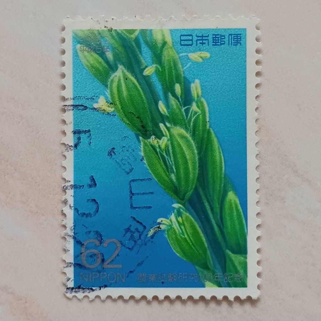 

(AD) Perangko Jepang 1993 Agricultural Research Centre Centenary, Nishigahara 62 yen Used