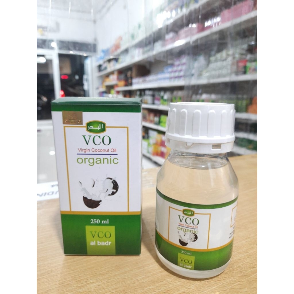 

VCO Virgin Coconut Oil Organic 250ml Al Badr / Minyak Kelapa Asli Murni