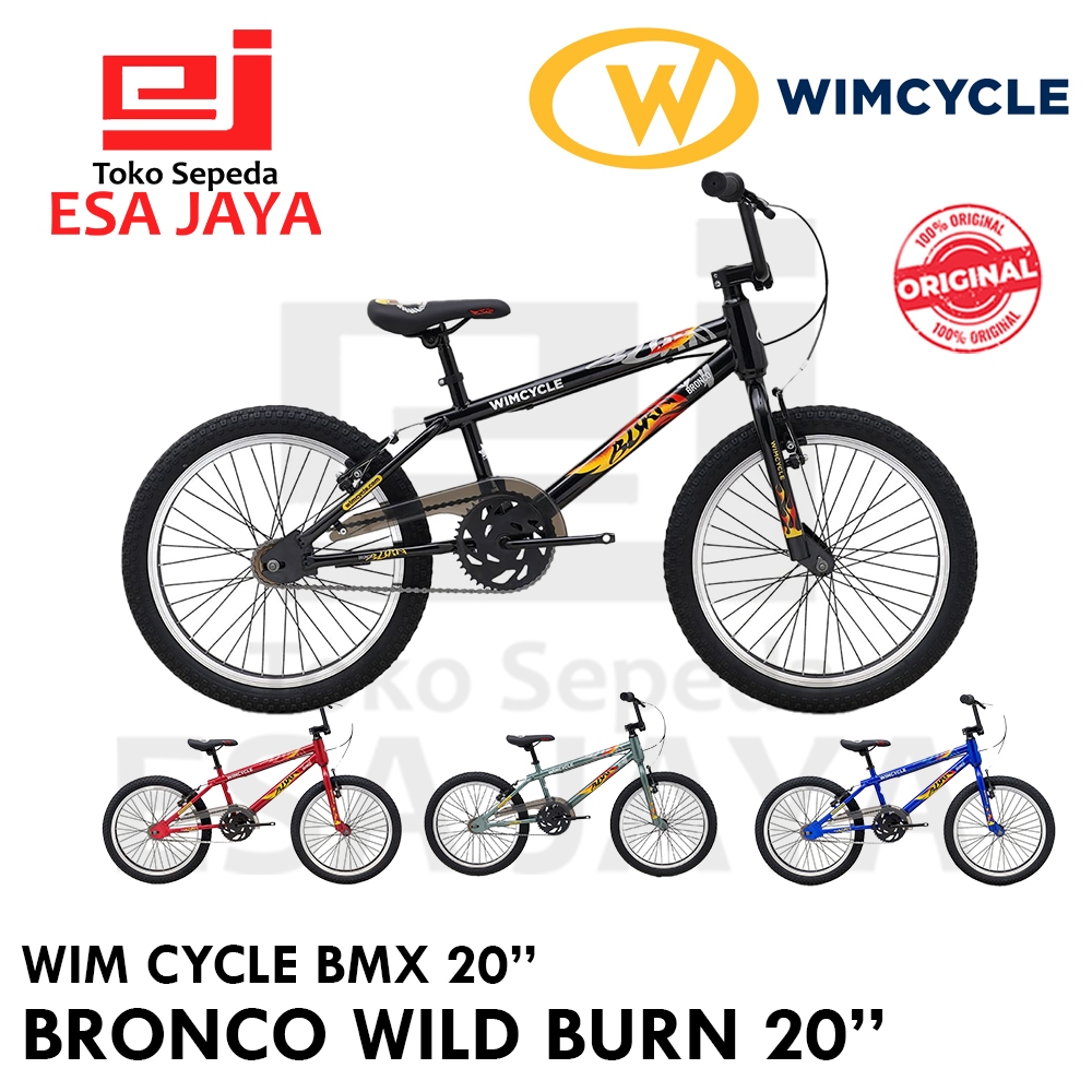 Sepeda Anak BMX Wimcycle Bronco Wild Burn 20" BMX Wim Cycle 20 inch