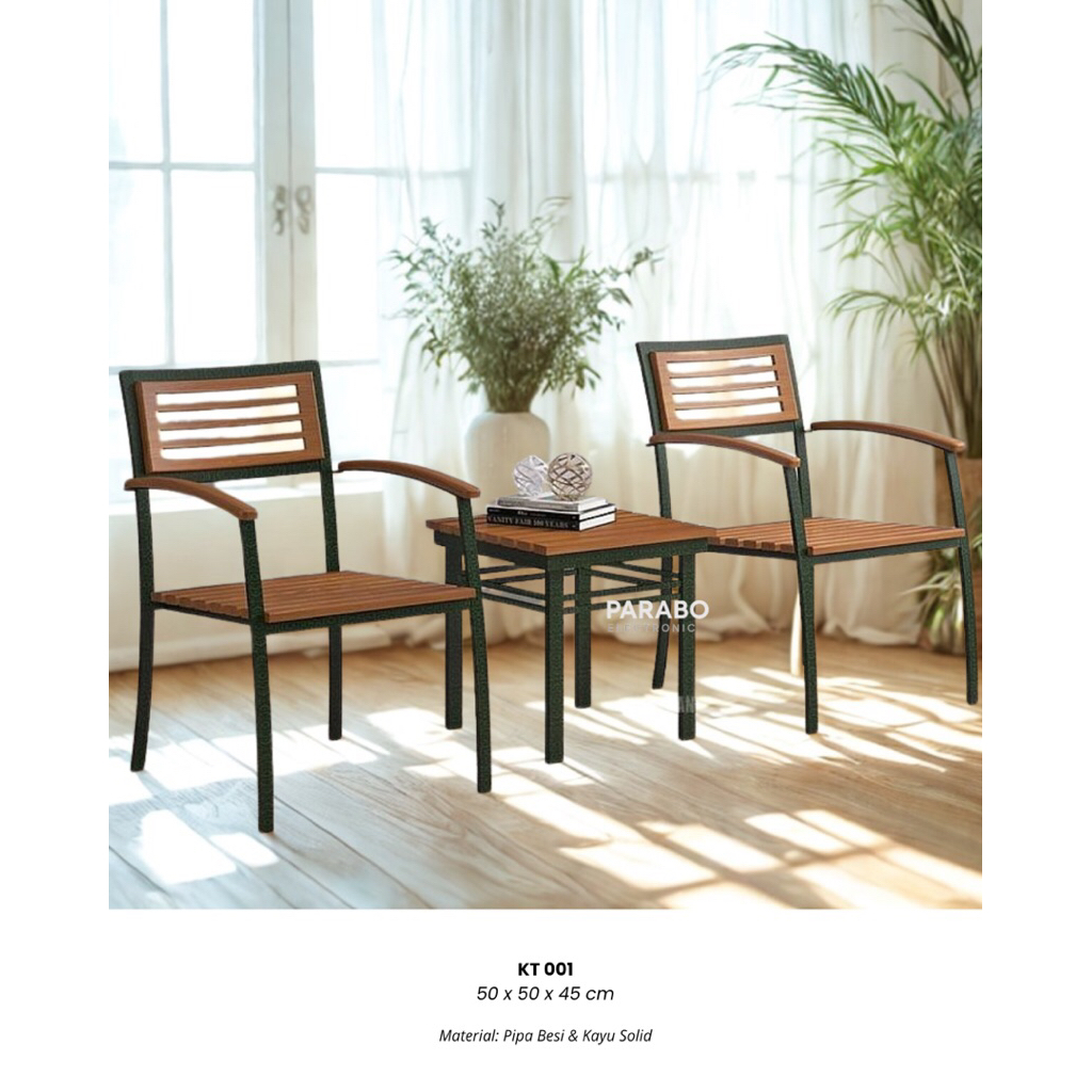 Kursi Meja Teras Set Siantano KT 001 MT 001