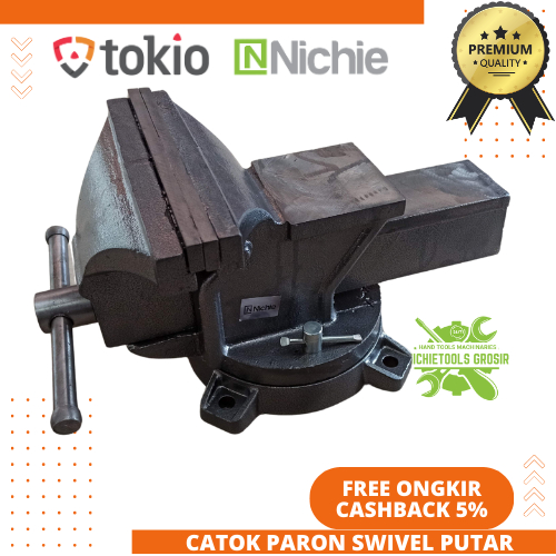 NICHIE CATOK PARON SWIVEL PUTAR  BENCH VISE PREMIUM OFFICIAL STORE